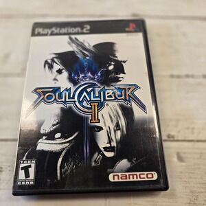 SoulCalibur II Sony PlayStation 2 PS2 Namco Fighting Game SLUS 20643 NTSC‎ U/C